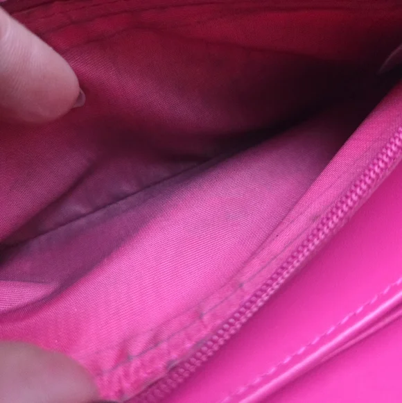 MCM Brown and Pink Visetos Diamond Ziparound Long Continental Wallet VGUC - Picture 11 of 13